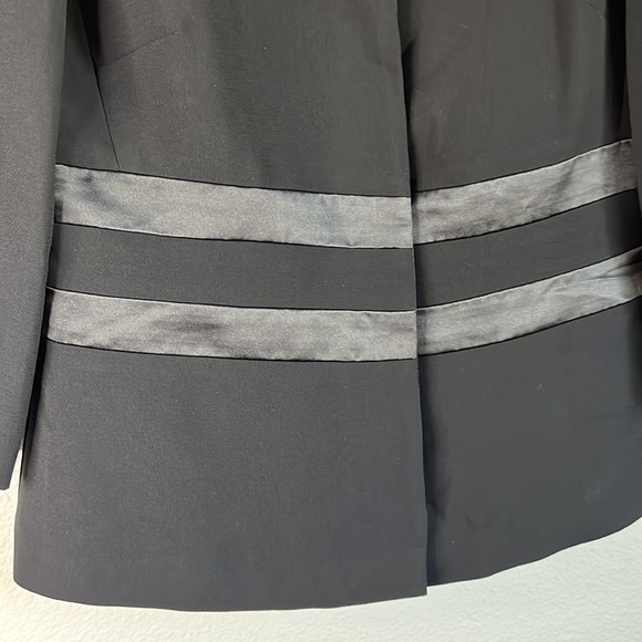 EUC Vintage Cynthia Howie Mini Skirt Blazer Set Black sz 8 - Picture 7 of 10